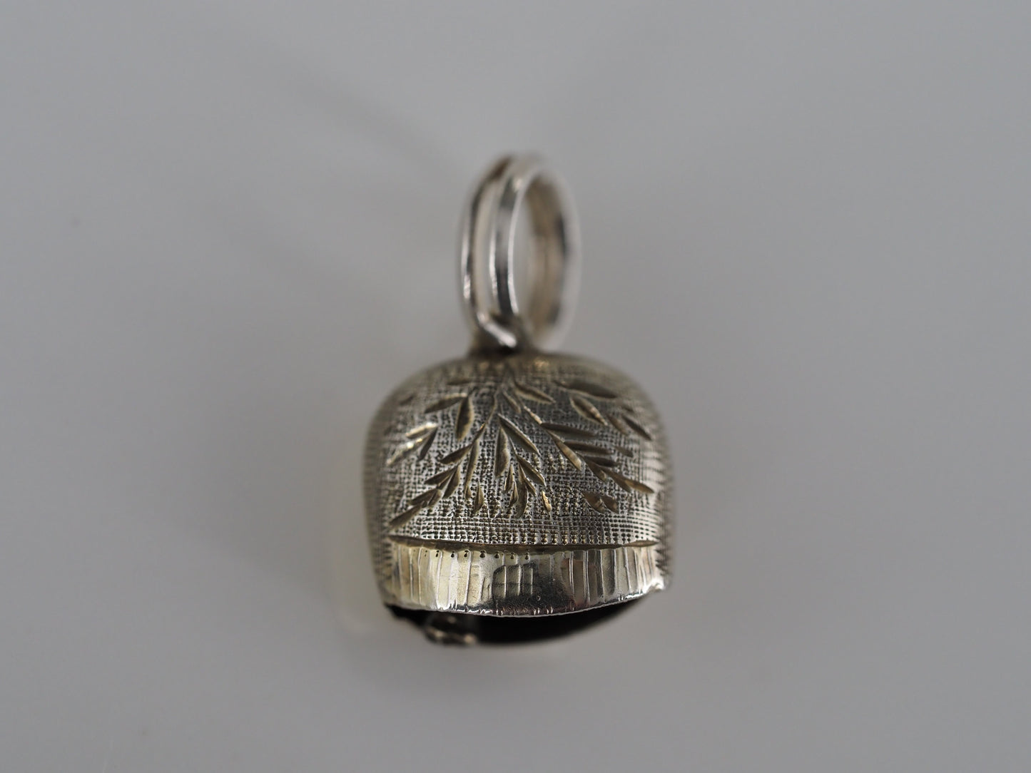 Vintage silver bell charm Hudsons Estate Jewellery