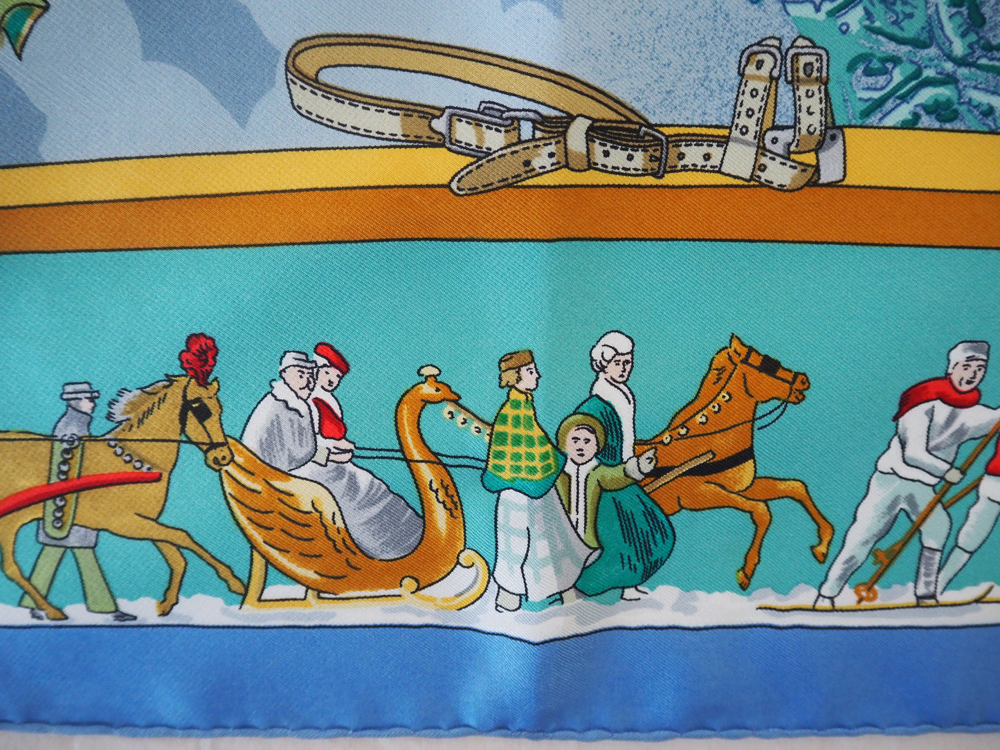 Silk scarf Neige D'Antan Hudsons Estate Jewellery