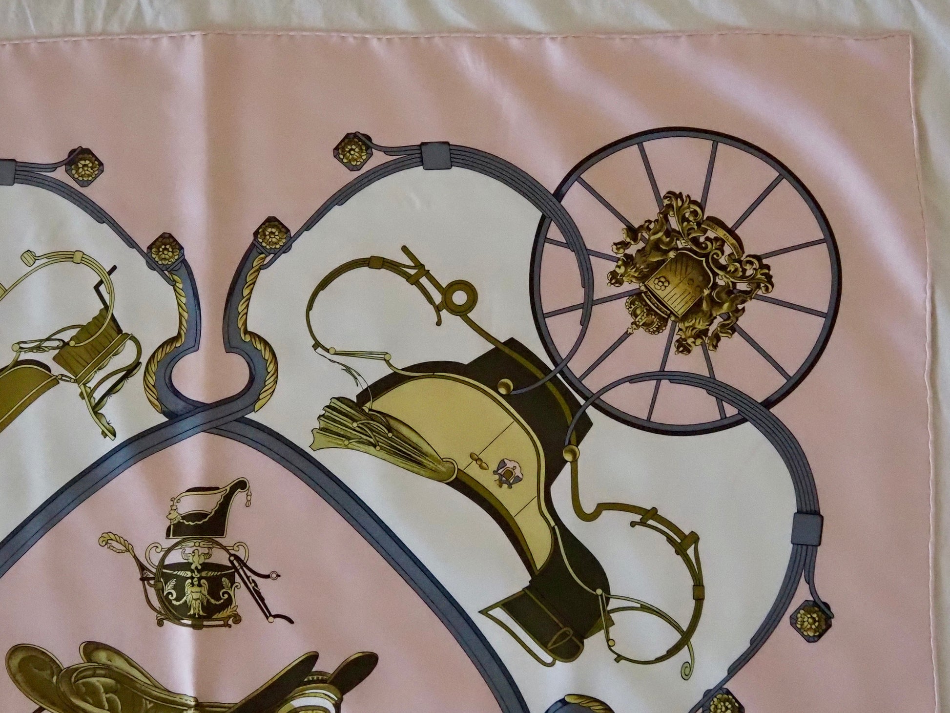 Silk scarf ?Springs Hudsons Estate Jewellery