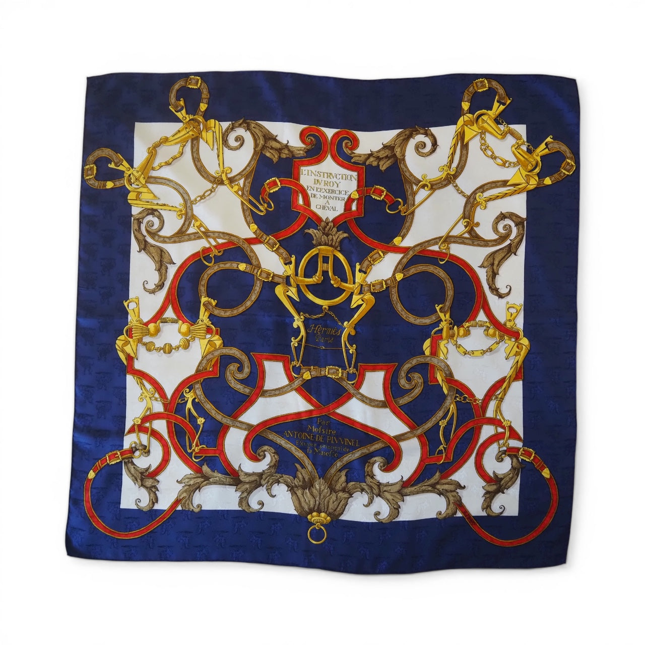 Silk scarf L'Instrvction Dv Roy En L'Exrcice De Monter A Cheval Hudsons Estate Jewellery