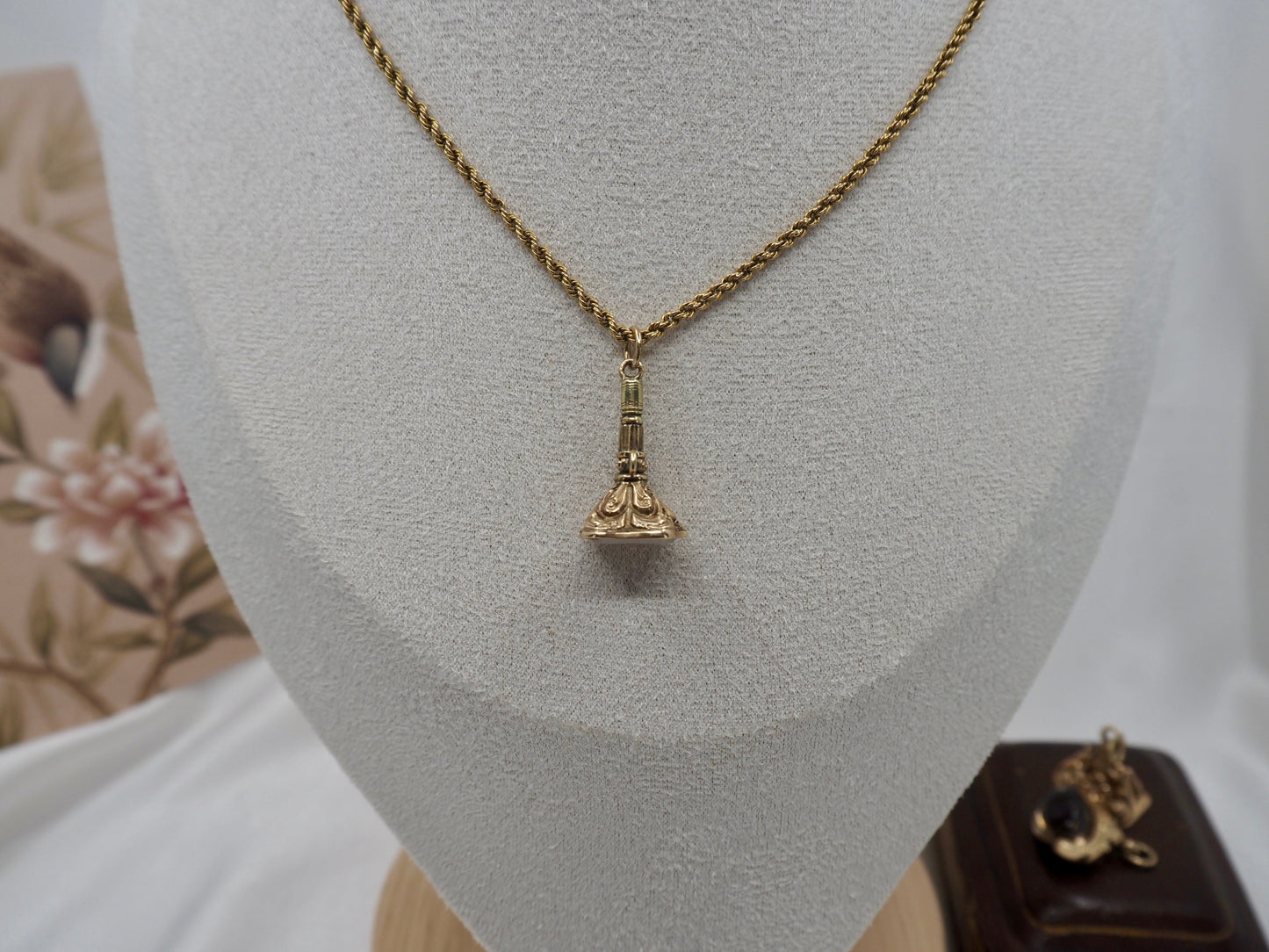 Antique stone monogram seal Hudsons Estate Jewellery