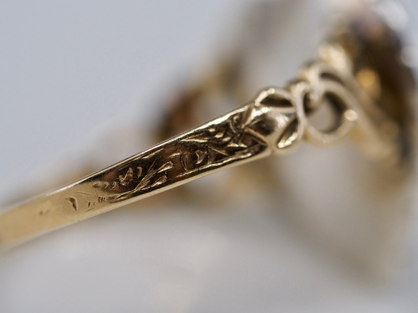 Antique Garnet and Diamond Ring Hudsons Estate Jewellery