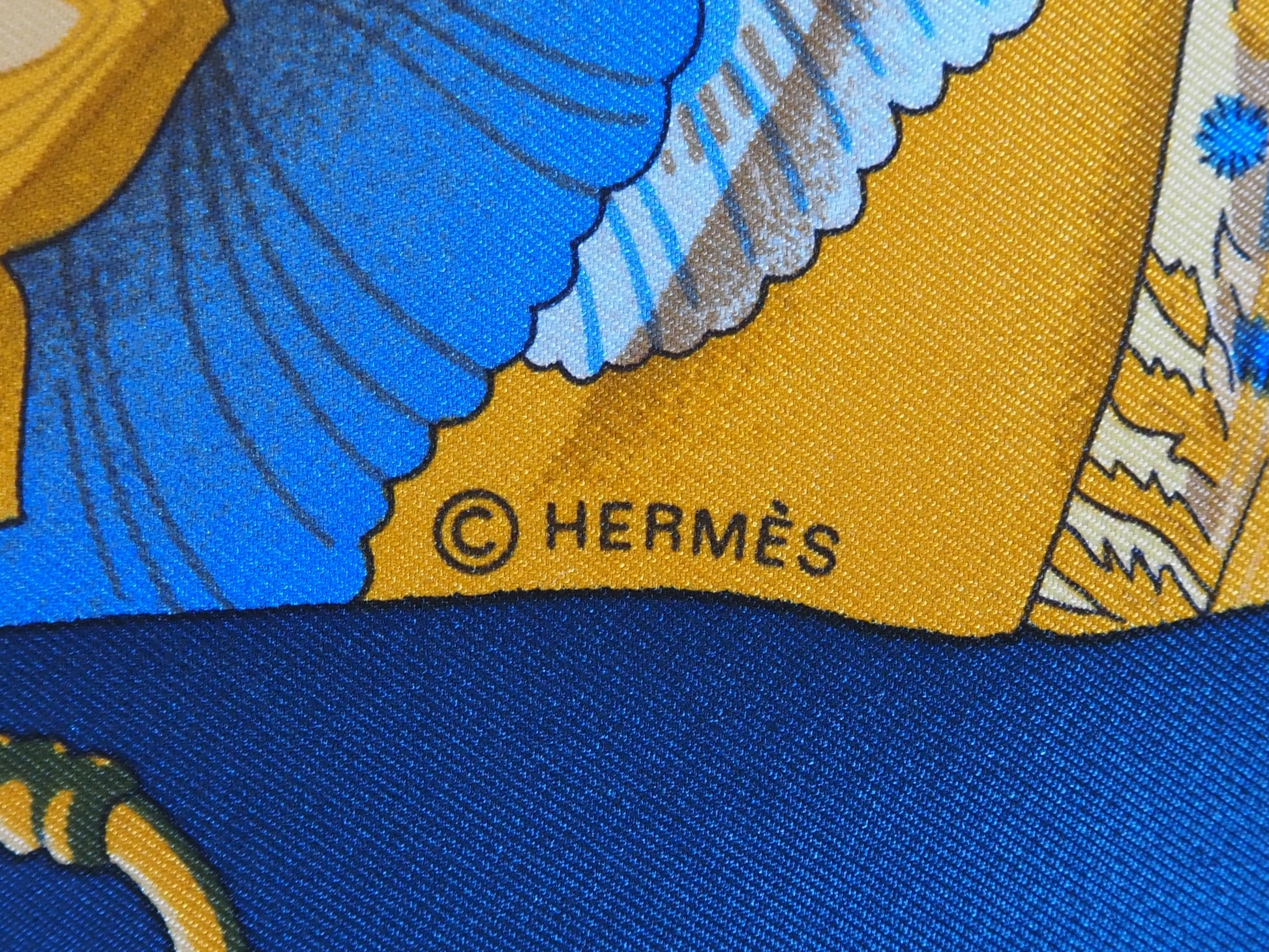 Silk scarf Soleil De Soie by Latham Hudsons Estate Jewellery