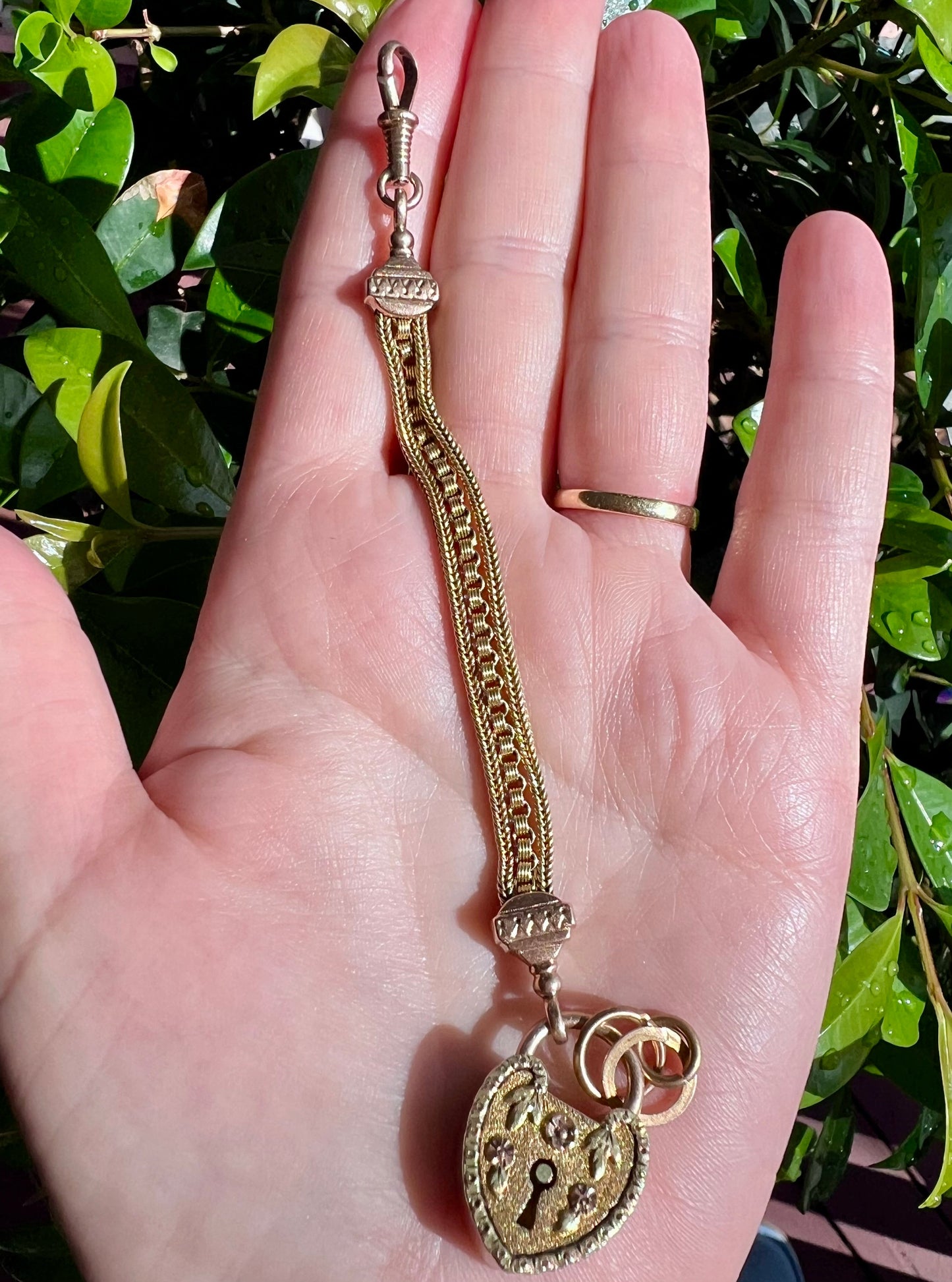 Antique Albertina Chain in 9ct Gold Hudsons Estate Jewellery